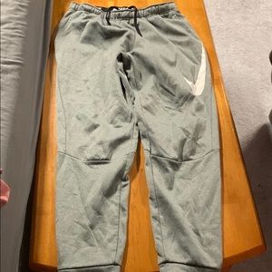 Grey Nike joggers